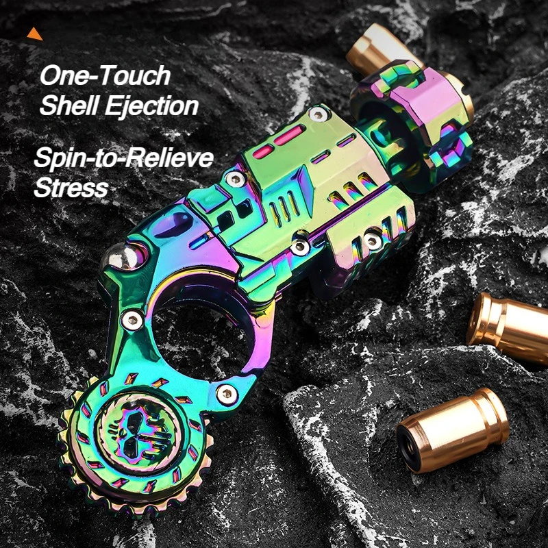 Shell-Ejecting Alloy Toy Pistol Set Stress Relief Fidget Sensory Toy Mini…