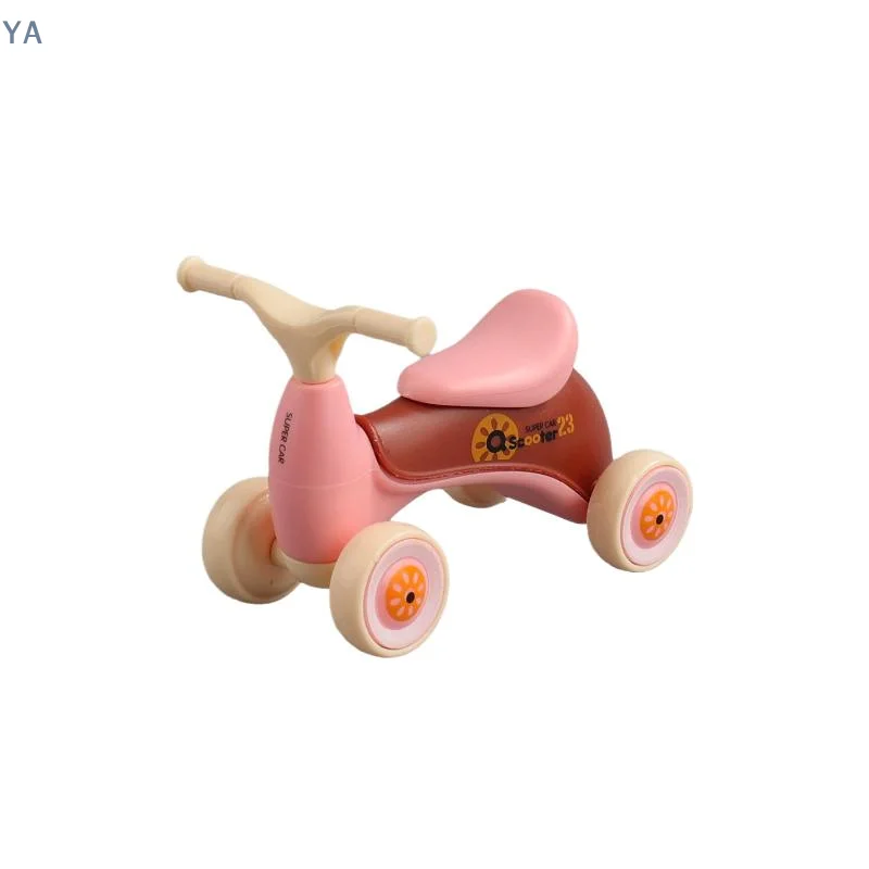 [L]Simulation Mini Cute Kids Balance Car Four-wheeled Baby Sliding Scooter…