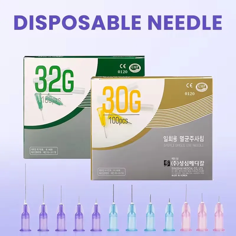 50-200pcsSmall Needle 18G25G 27G 32G 31G 30G 34G 4mm 13mm 30mmDisposable…