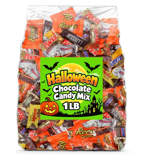 Halloween Chocolate Candy Mix, Assorted HERSHEY'S, Reese's, TWIX, SNICKERS &…