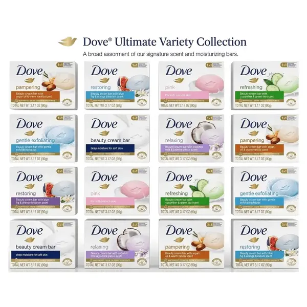 Beauty Bar Soap Multi Pack 1 4 Moisturizer Hydrating with Assorted Scents for…