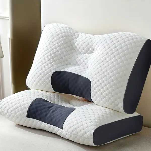 2pcs Soft Pillows, Ergonomic Neck with Rebound & Breathable Design for Better Night, Filled with Soft Material to Deliver Ultimate Comfort &, All-Season Available, Multiple Colors to Choose
