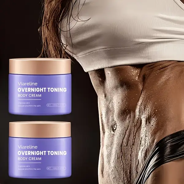 2pcs Overnight Toning Whip Body Shaping and Moisturizing Cream with Glycerin…