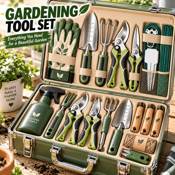 Garden Pruning Shears Set, Heavy Duty Gardening Scissors, Sharp Bypass…