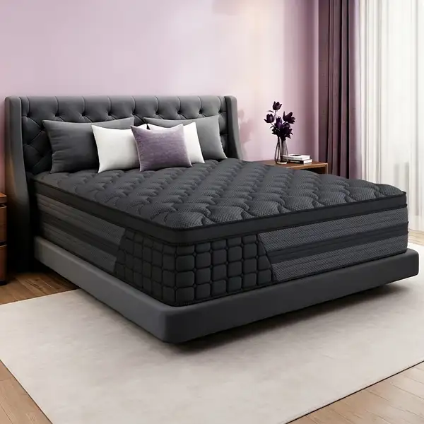 Luxurious Gel Memory Foam Mattress Hypoallergenic Medium Firmness with…