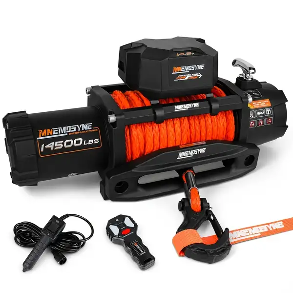 14500lb 13000lb 4500lb 3000lb Electric Winch 12V Winch Steel Cable Synthetic…