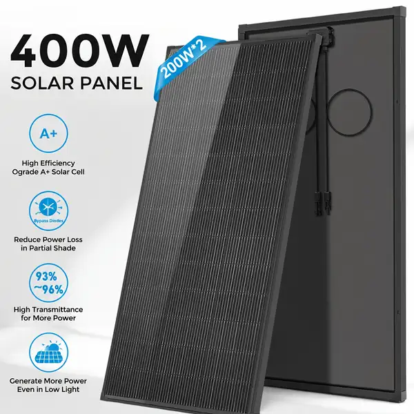 Solar Panel Rv Boat off 18 Type Monocrystalline Panel with Mc4 Connectors 12V…