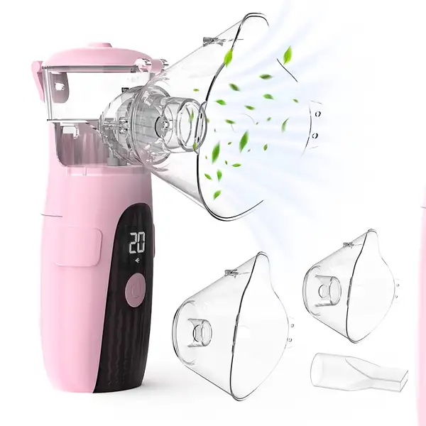 Nebulizer - Portable Rechargeable Mesh Nebulizer - Handheld Soundwave…