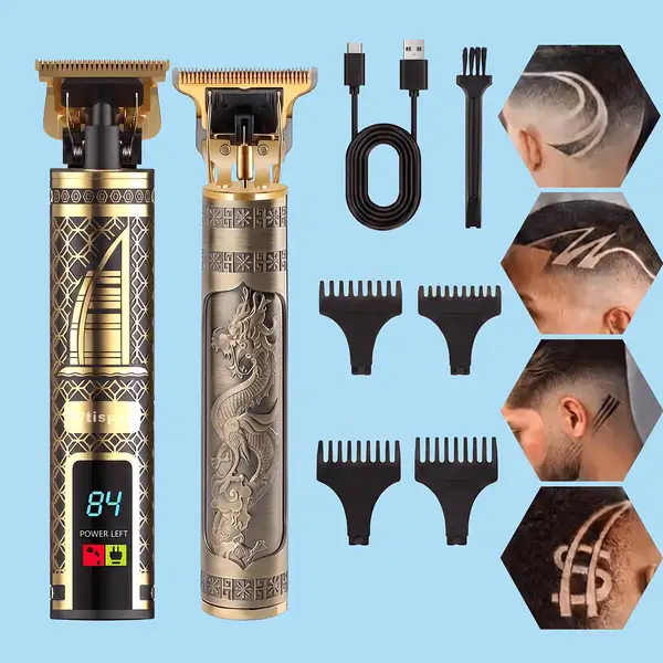 Rechargeable Electric Grooming Kit with an LCD Battery Display this Set is an…