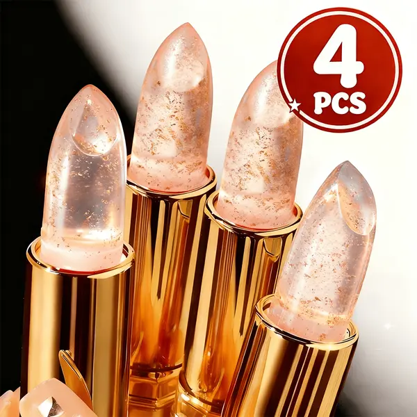 4pcs Colour Changing Lipstick Color Changing Lipstick Long Lasting Lip Balm…
