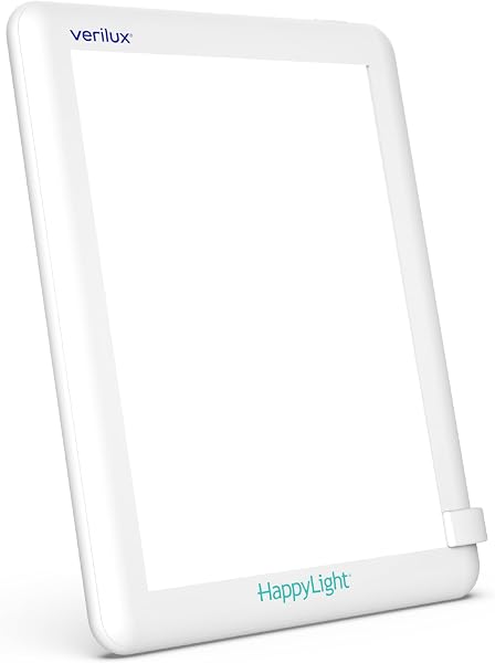 Verilux HappyLight Lucent Light Therapy Lamp, 10,000 Lux, UV-Free LED