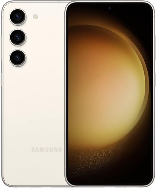 Samsung Galaxy S23+ Plus 5G, US Version, 256GB, Cream - Unlocked (Renewed)