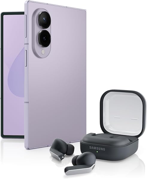 Samsung Galaxy Z Fold8 Phone + Buds4 Pro, 256GB, Lavender