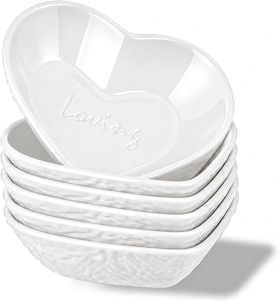 HOMQUEN Dipping Bowls, 3oz Soy Sauce Dish, Pturdy Plastic Small Bowls Set of…