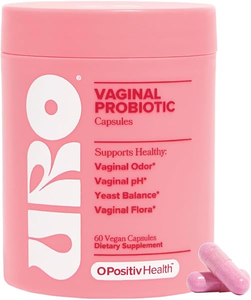 URO Vaginal Probiotics for Odor, Flora & pH Balance – 1-Month Supply