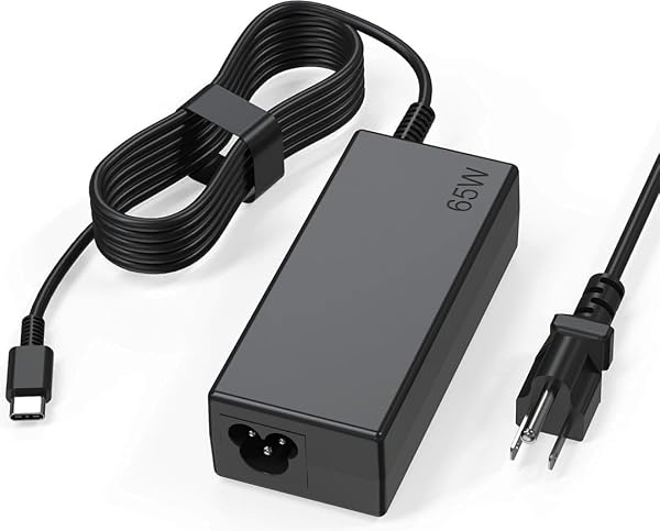 65W USB C Laptop Charger Compatible with Lenovo ThinkPad T480 T490 T580 X1…