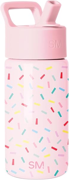 Simple Modern Kids Water Bottle & Toddler Cup | 14oz | Confetti