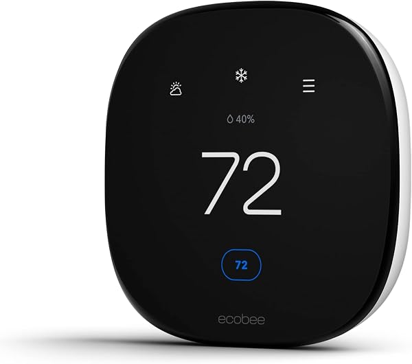 Ecobee Smart Thermostat Enhanced, Programmable Wi-Fi Thermostat
