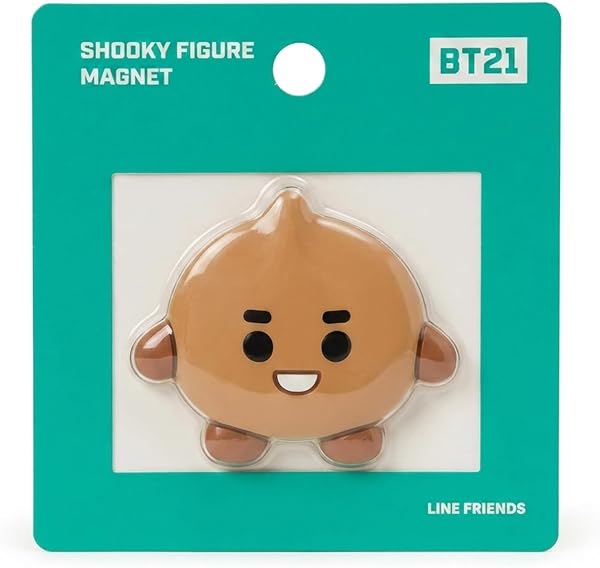 Official BT21 Universal Refrigerator Magnet - SHOOKY, Cute Silicone…