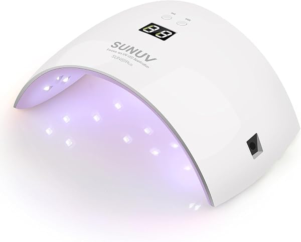 SUNUV UV LED Nail Lamp, UV Light for Gel Nail Polish Dryer SUN9Xplus Pink