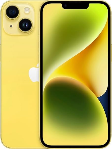 Apple iPhone 14, 128GB, Yellow for AT&T (Renewed)