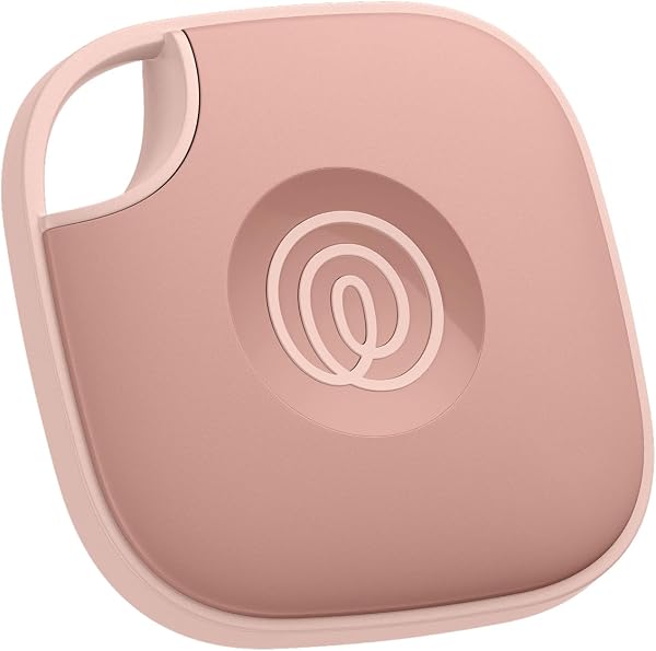 Life360 Tile - Bluetooth Tracker, Keys Finder and Item Locator for Keys, Bags and More. Phone Finder. Both iOS and Android Compatible. 1-Pack (Blush)