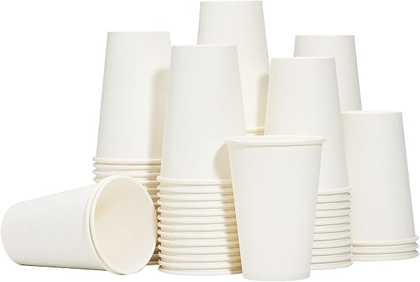 RACETOP Paper Coffee Cups 12 Oz 300 Pack, Disposable Hot Paper Cups