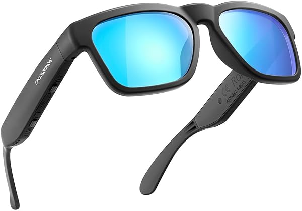 OhO Open Ear Smart Glasses, UV400 Z87.1 Lightweight Bluetooth Sunglasses