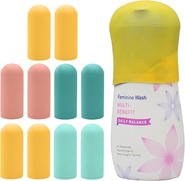 TRANOMOS Silicone Bottle Covers Travel Essentials for Women Men, Beach…