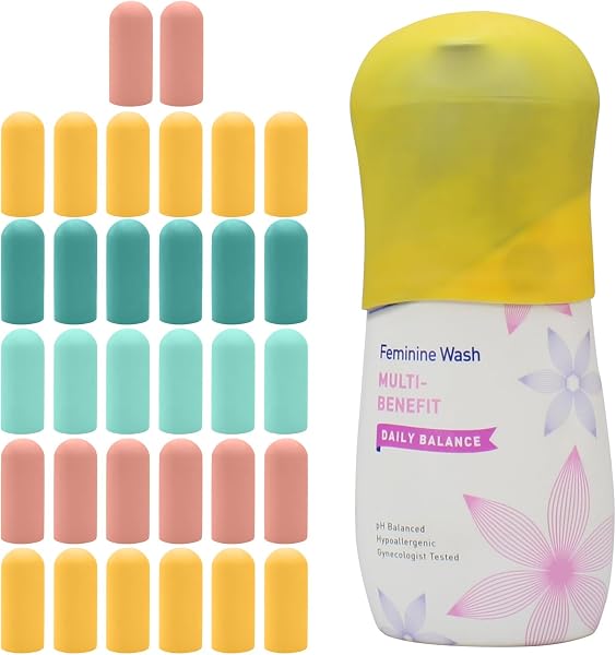 TRANOMOS Silicone Bottle Covers Travel Essentials for Women Men, Beach…