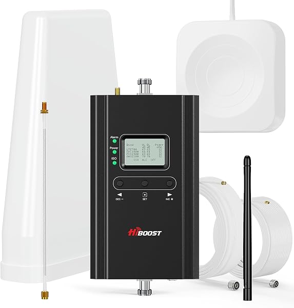 Hiboost Cell Phone Signal Booster for Home and Office, 4,000 Sq Ft, Boost 5G…