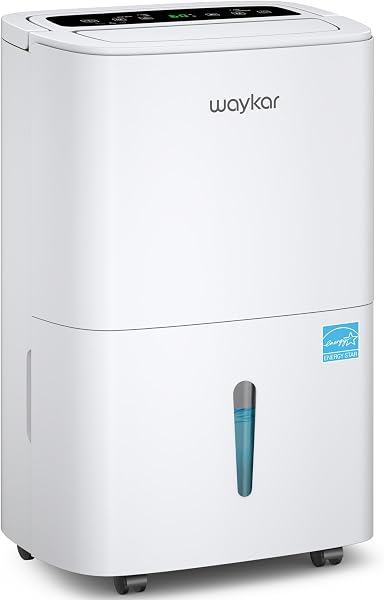 Waykar 80 Pints 2025 Energy Star Dehumidifier for Home Up to 5,000 Sq. Ft…