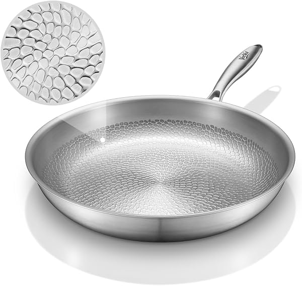 VocVoi Titanium Pans for Cooking,12" Nonstick Pro Frying Cookware