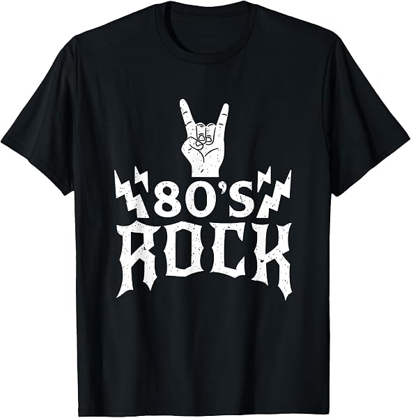 Retro 80s Rocker Classic Rock Band Matching Band Costumes T-Shirt