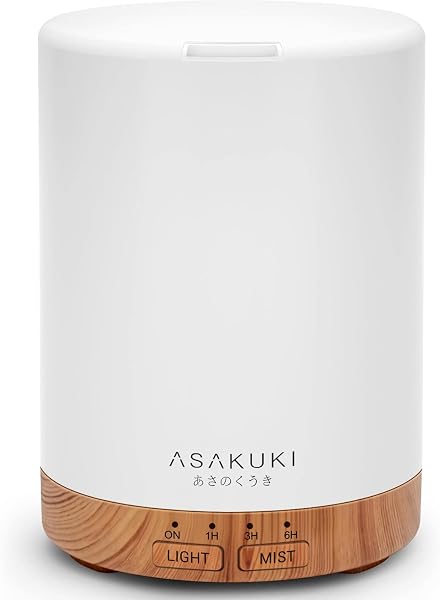 ASAKUKI Essential Oil Diffuser for Home 300 Ml Quiet