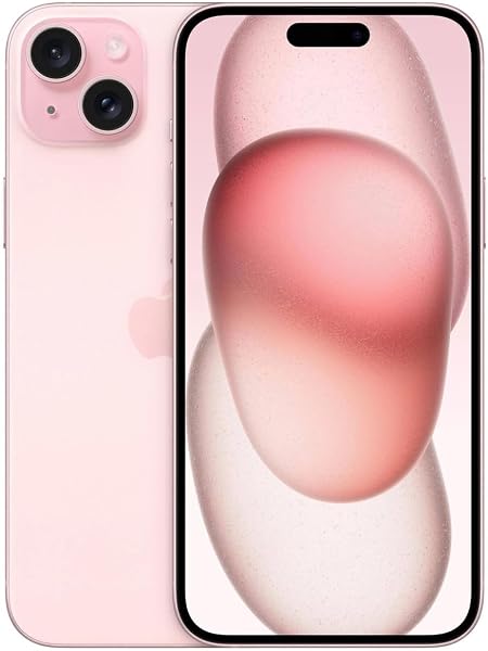 Apple iPhone 15 Plus, 128GB, Pink - Unlocked (Renewed Premium)