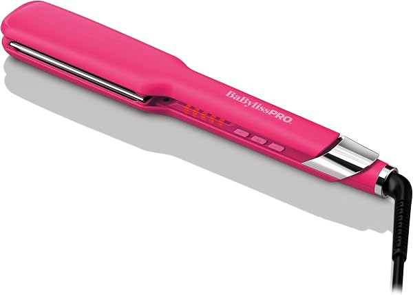 BabylissPRO Nano Titanium Ultra-Sleek Hair Straightener, Flat Iron for All…