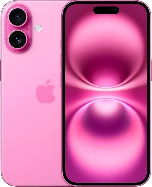 Apple iPhone 16, 256GB, Pink - Locked to AT&T (Renewed)