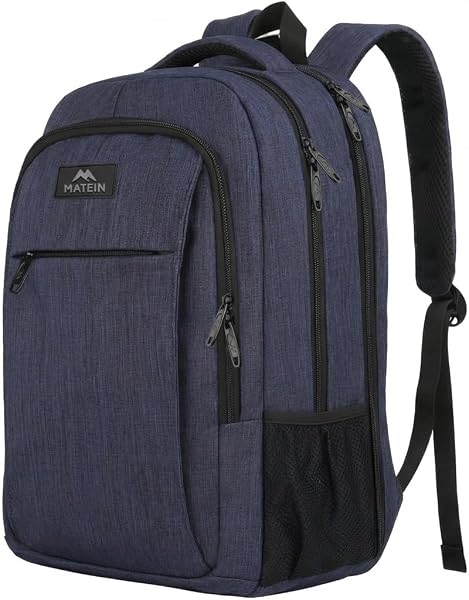 MATEIN Blue Laptop Backpack, Slim Travel Backpack with Laptop Compartment