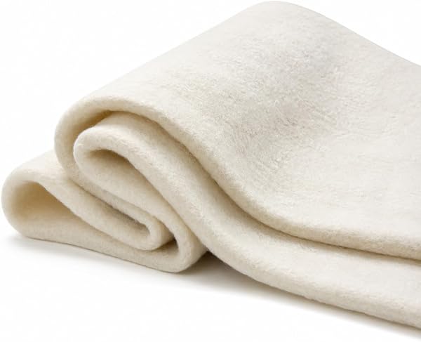 Natural Cotton Quilt Batting 47 X 59 Inches, 150 GSM Lightweight Cotton…