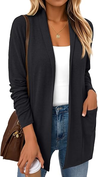 LILLUSORY Cardigan for Women Lightweight Cardigans Fall Fashion Outfits