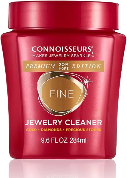 CONNOISSEURS - Fine Jewelry Cleaner Solution - 9.6 Fl Oz