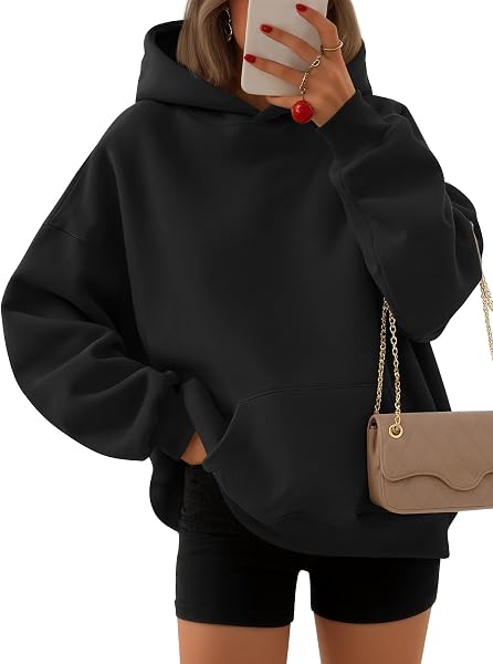 EFAN Women's Hoodies Oversized Sweatshirt Comfort Fleece Sweaters