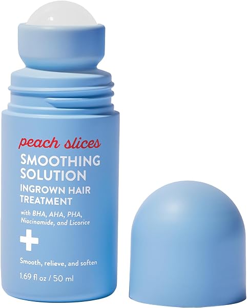 Peach Slices - Smoothing Solution Ingrown Hair Treatment (1.69 Oz) - Smooth…