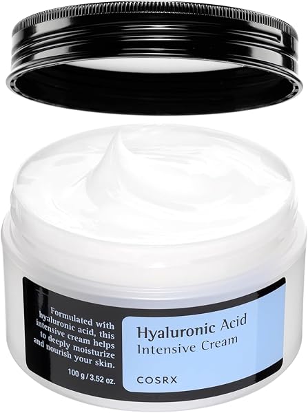 COSRX Hyaluronic Acid Cream, Daily Moisturizer for Sensitive Skin, 3.52 Oz