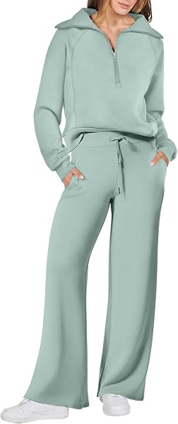 ANRABESS Women 2 Piece Set Sweatsuits Lounge Fall Outfits
