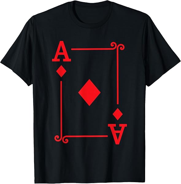 Playing Cards Costume - Ace Diamonds Card - Ace Card T-Shirt