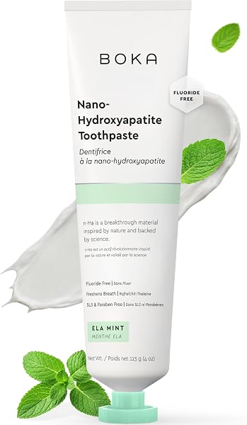 Boka Toothpaste - Nano Hydroxyapatite Toothpaste, Fluoride Free Toothpaste