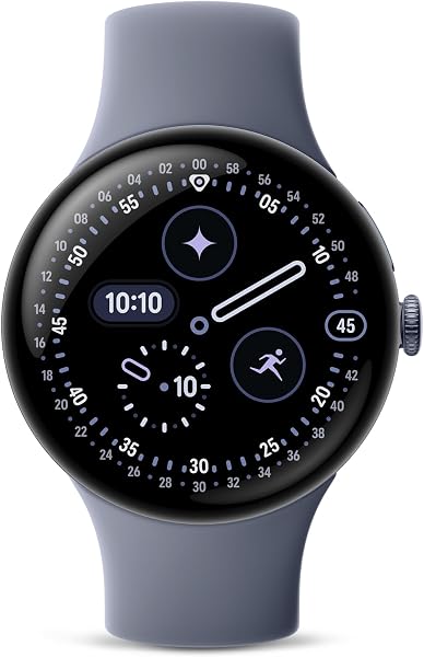 Google Pixel Watch 4 (45mm) - Smartwatch - Moonstone Active Band - Wi-Fi