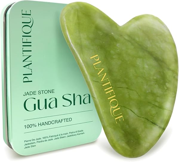 PLANTIFIQUE Gua Sha Facial Tools | Gifts | Massage Tool | Jawline Sculptor…